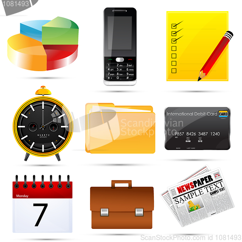 Image of business icons