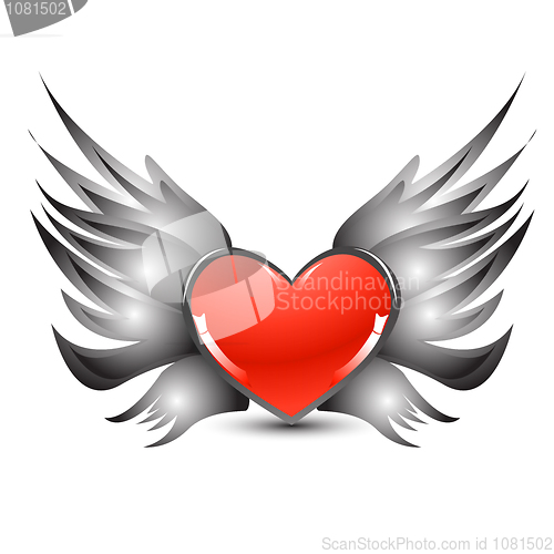 Image of flying heart