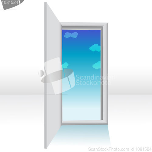 Image of open door