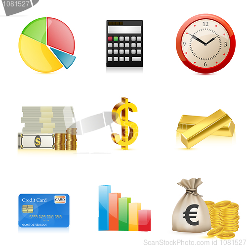 Image of business icons