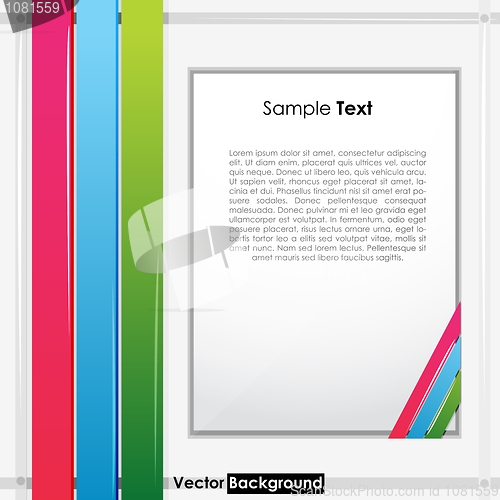 Image of retro vector background