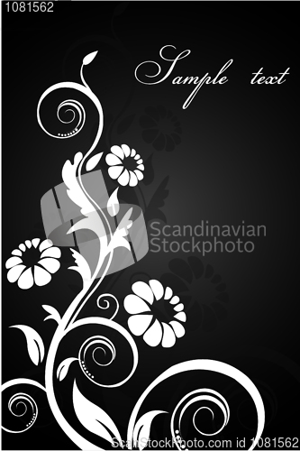 Image of classical floral background