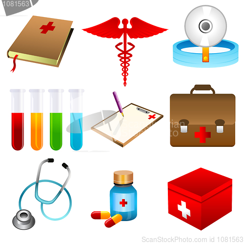 Image of medical icons