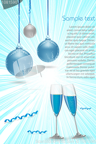 Image of abstract christmas card