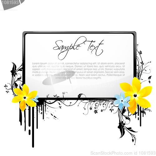 Image of floral frame