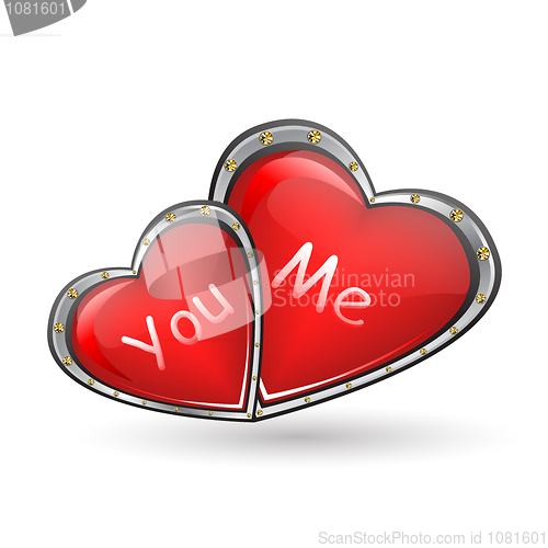 Image of loving hearts