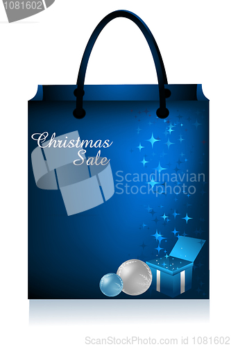 Image of christmas shopping bag