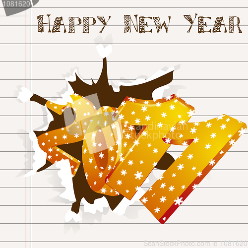 Image of 2011 new year card