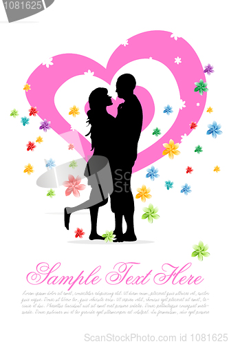 Image of valentine card with heart