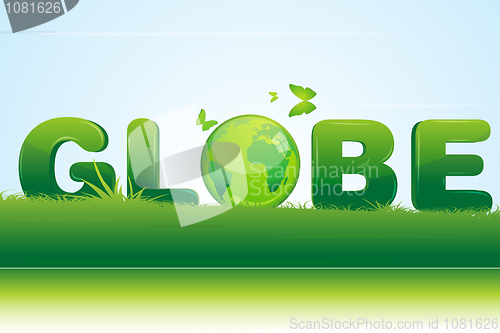 Image of recycle globe