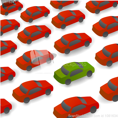 Image of cars on way