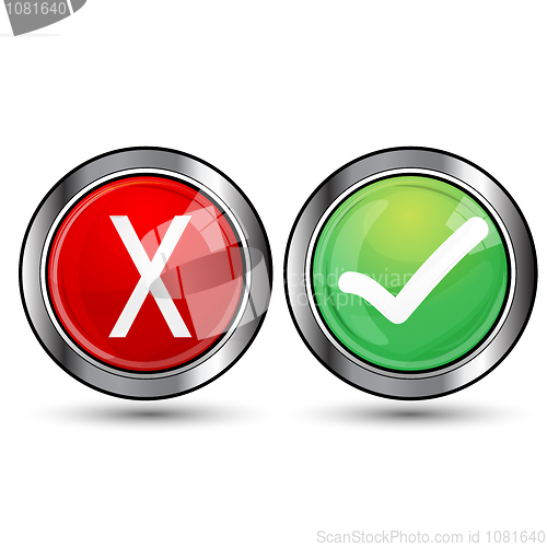 Image of yes and no buttons