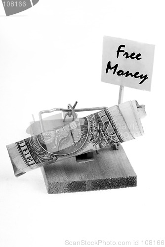 Image of Predatory lending. B&W. Macro