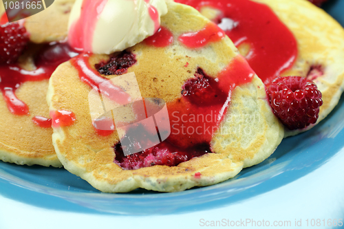 Image of Raspberry Pancakes