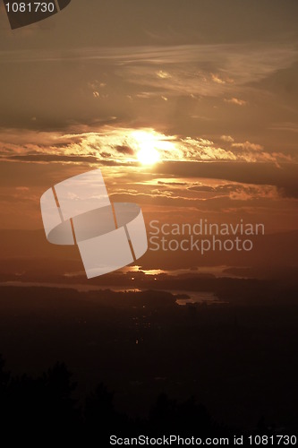 Image of Oslo sunset