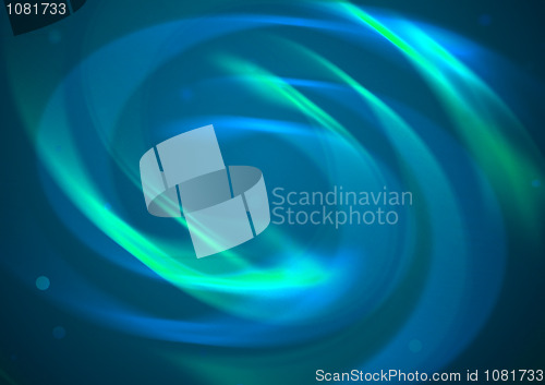 Image of Abstract blue vortex background