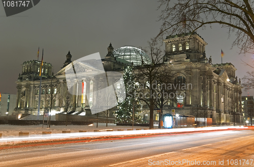 Image of berlin reichstag winter
