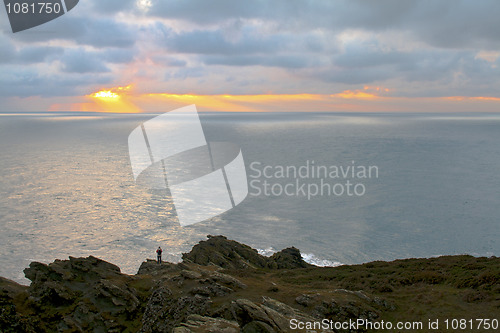 Image of lone sunset