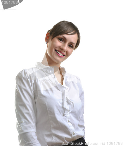 Image of Young business woman portrait