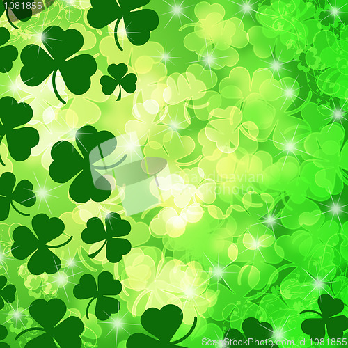 Image of Shamrock Leaf Bokeh