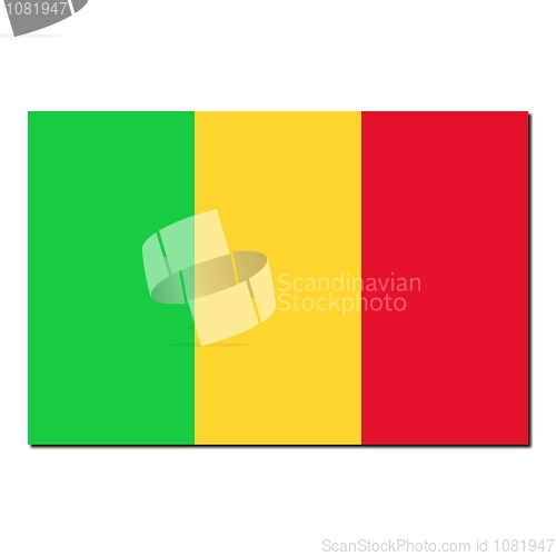 Image of The national flag of Mali