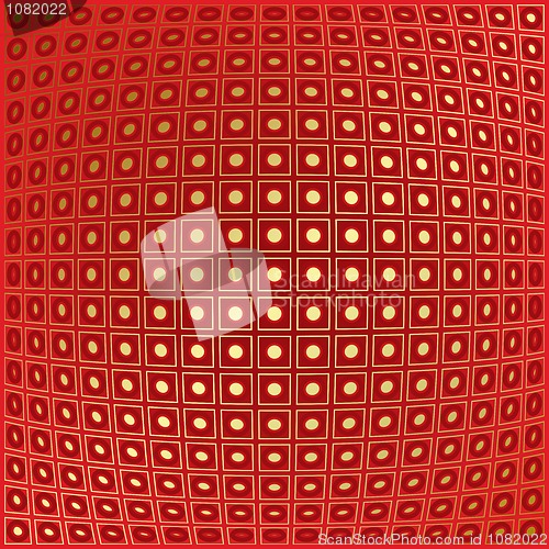 Image of abstract background red dots