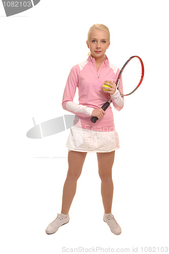 Image of Tennis girl.