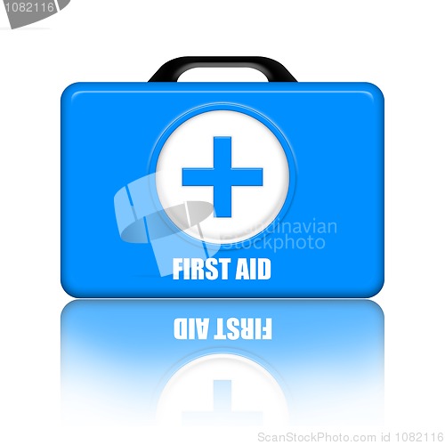 Image of Blue First Aid Kit