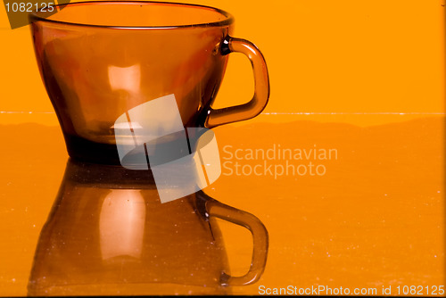 Image of glass coffee cup