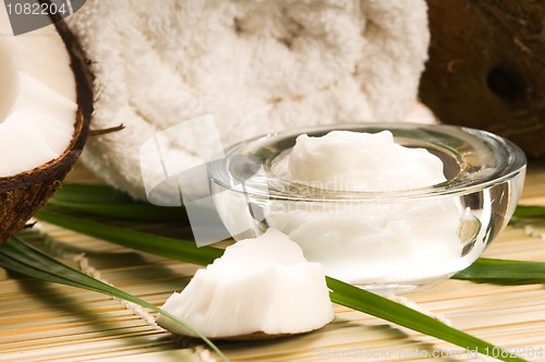 Image of Coconut and coconut oil 