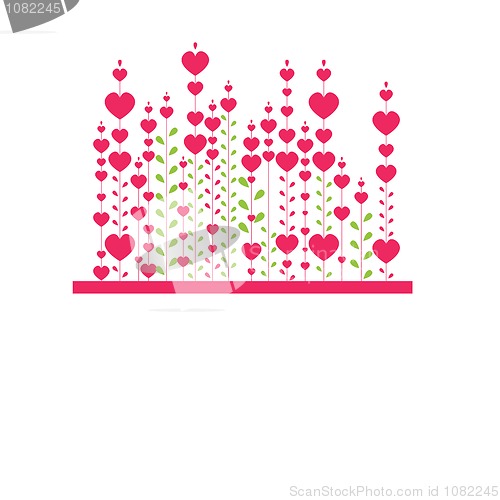 Image of Valentine's  background. vector illustration