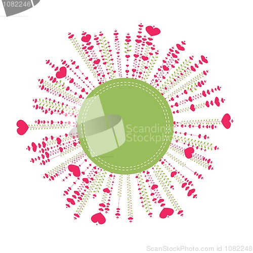 Image of Valentine's  background. vector illustration