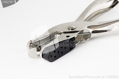 Image of A shiny paper hole puncher