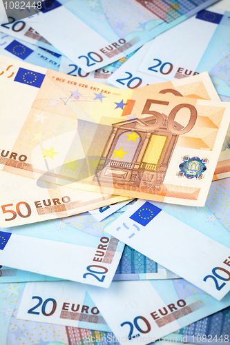 Image of Few banknotes of 20 euro