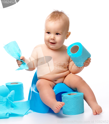 Image of Child on potty