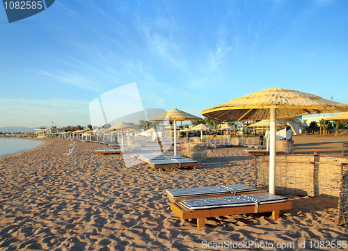 Image of empty sandy beach