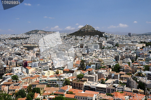 Image of View of Lycabettus Hill in Athens