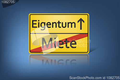 Image of miete eigentum