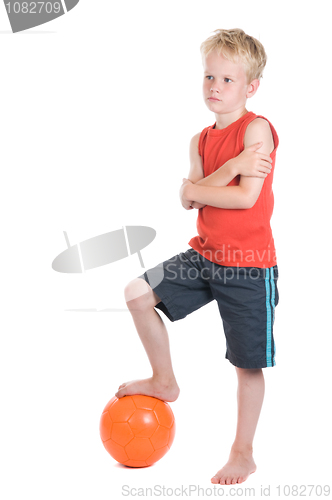 Image of Boy With Football