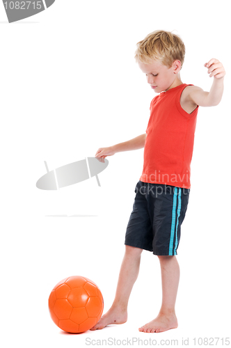 Image of Boy With Football