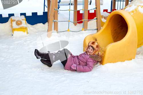 Image of Child On Playground