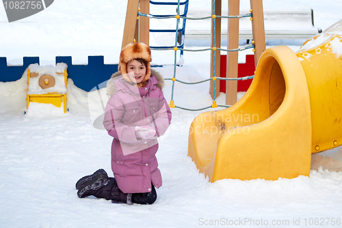Image of Child On Playground