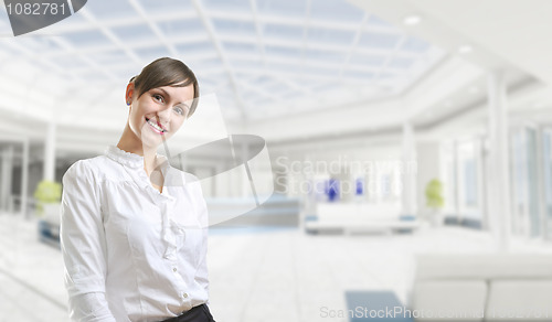 Image of Portrait of a young attractive business woman