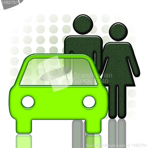 Image of Car and Couple