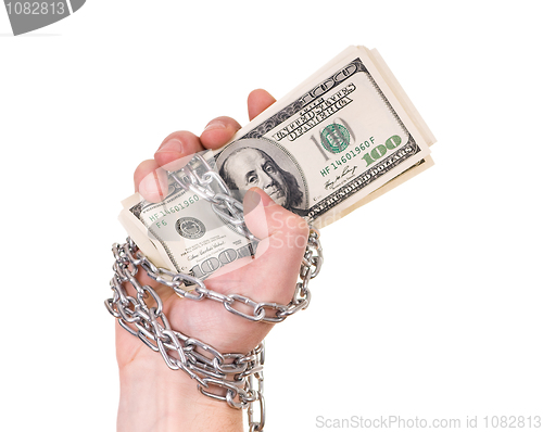 Image of Hand with dollars