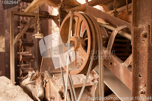 Image of Old mining machinery