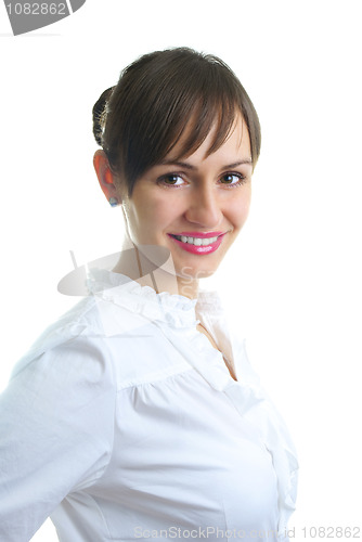Image of Young business woman portrait