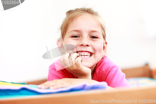 Image of Cute smiling girl