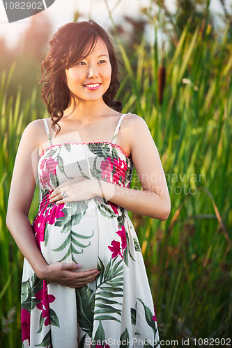 Image of Pregnant asian woman