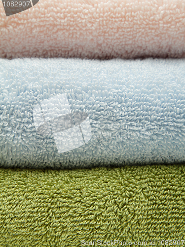 Image of Three bath towels